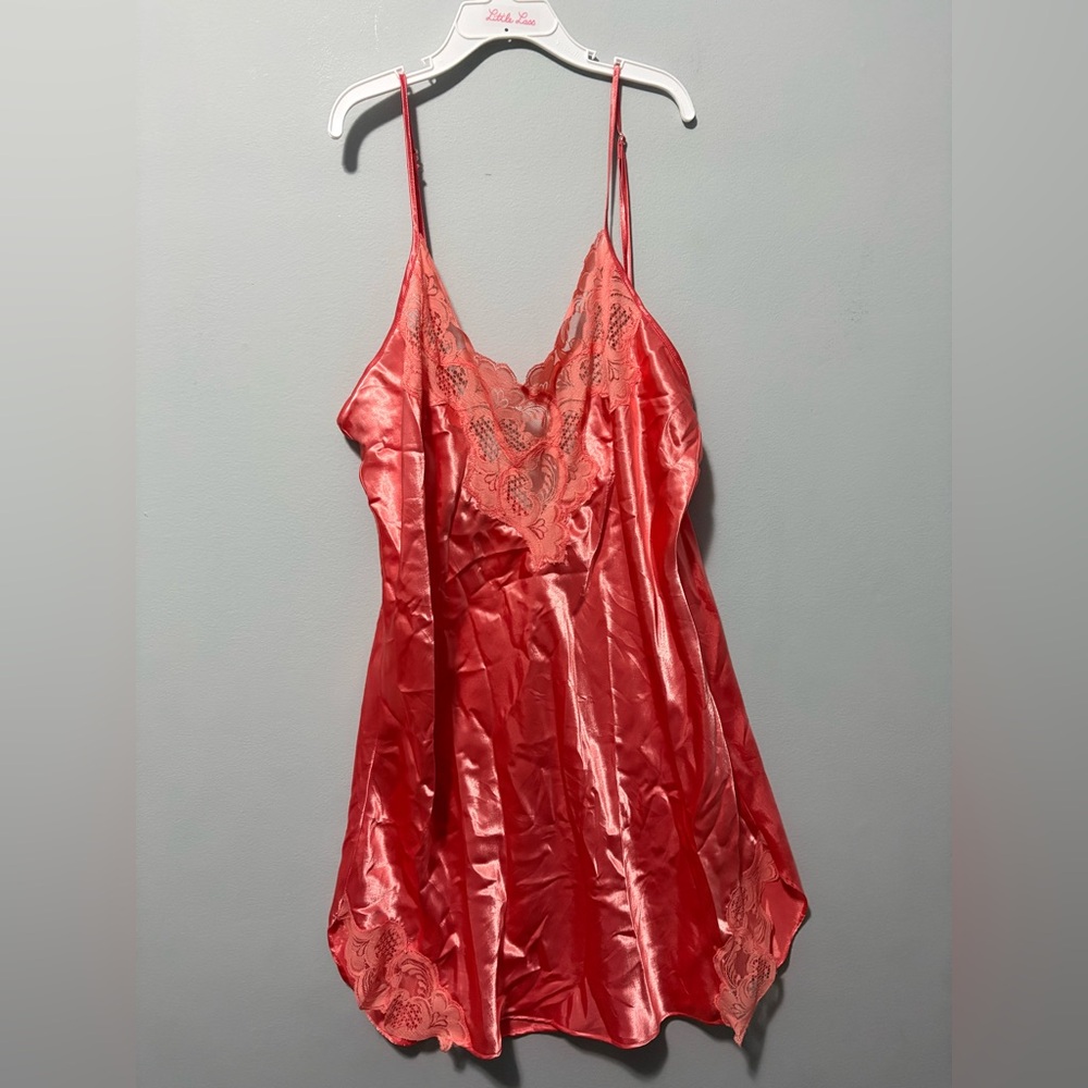 Vintage Victoria’s Secret Gold Tag Pink Slip Dress